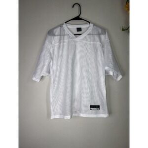White Mesh Jersey (Youth XL)